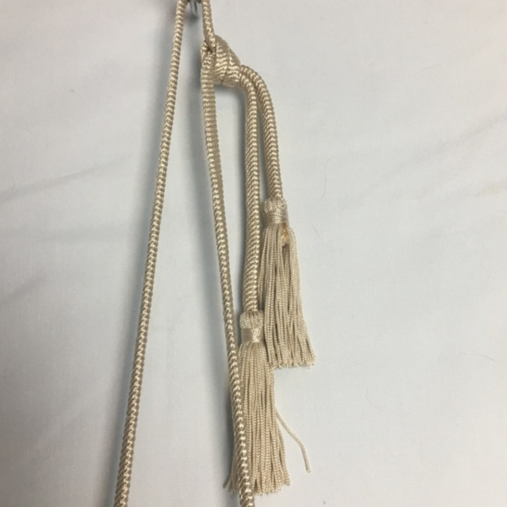 Vintage Gold Tassel Bag with Crossbody Strap - Picture 8 of 8